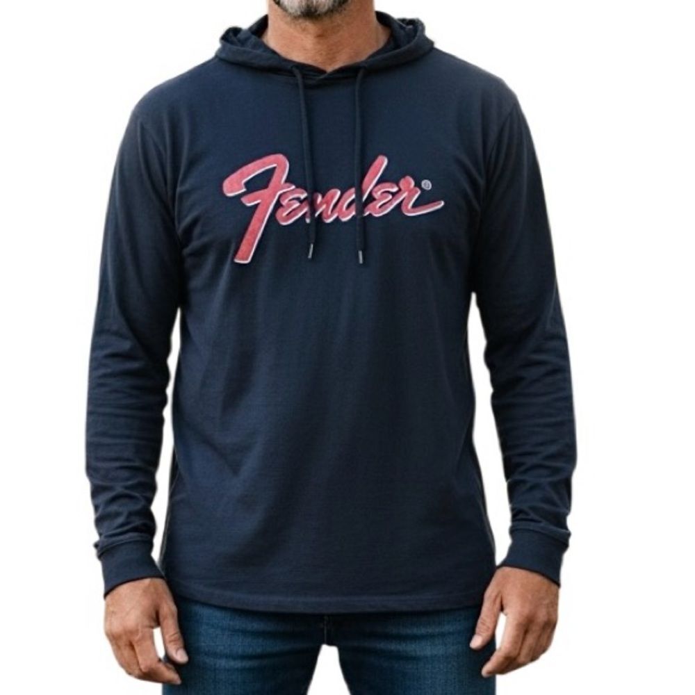 Wrangler Fender Long Sleeve Hoodie Shirt Xl